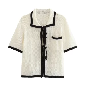 Ladies Summer Knitted Beach Long Skirt Suits Sets Women Slim Bohemian Outfits Striped Holiday Two Piece Set Beachwear Female